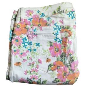 Aeropostale Ashley Ultra Skinny Jeans Floral Size 11/12 Reg